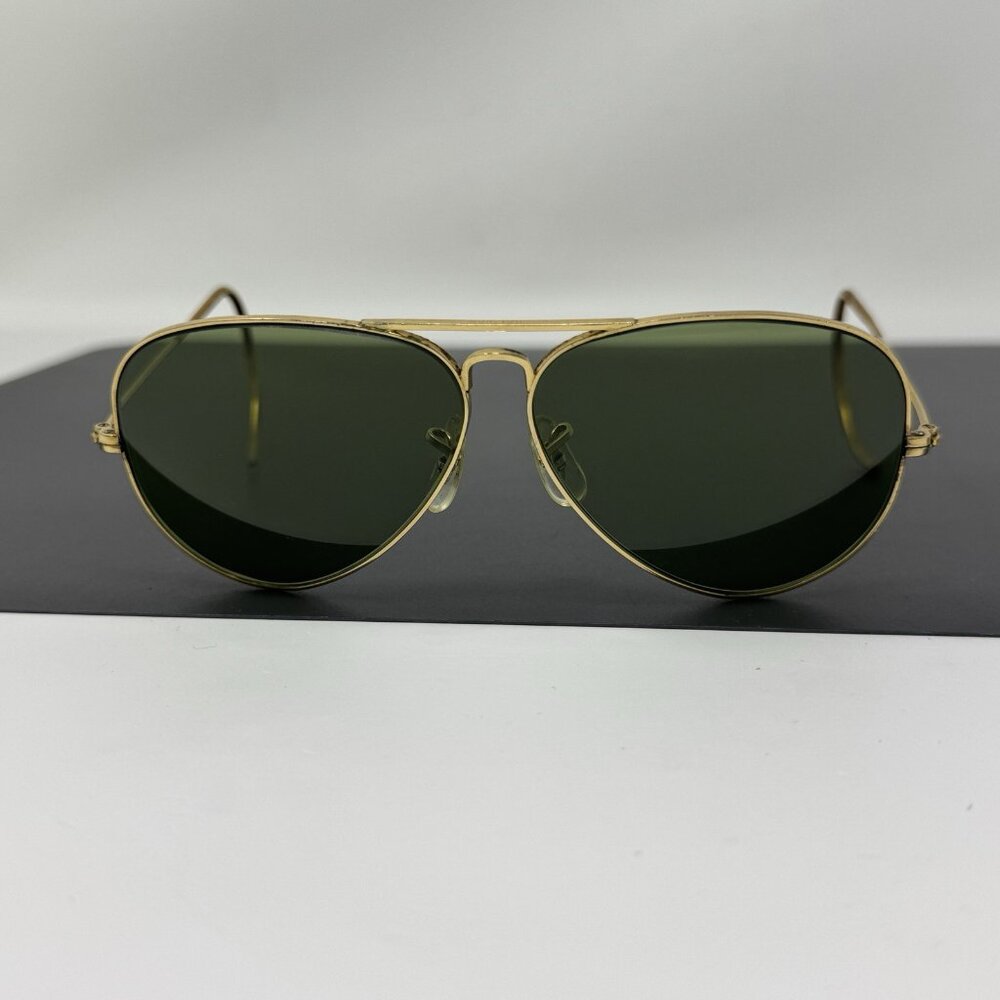 RAYBAN B&L USA PILOT GOLD 12K GF size  Aviator Sunglasses Gold Filled